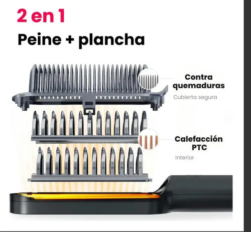 Cepillo alisador iónico