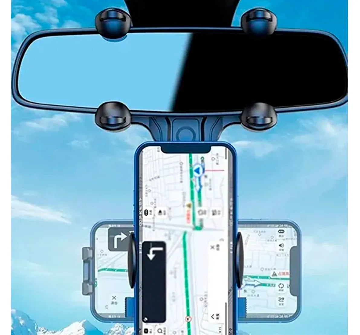 Soporte retrovisor detalle