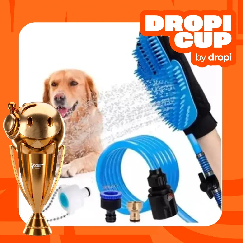 Guante de baño para perros y gatos