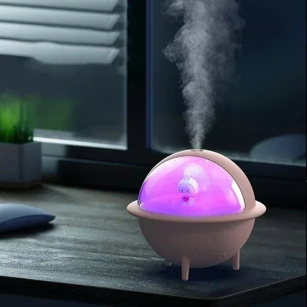 Humidificador planeta detalle