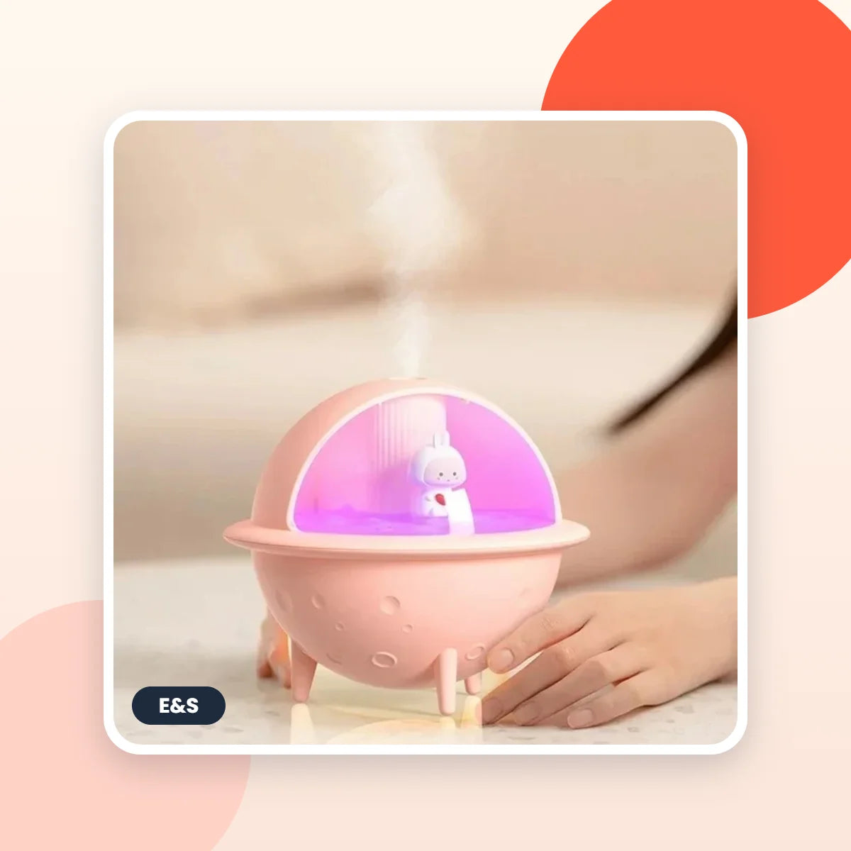 Lámpara Humidificador Planeta - E&S